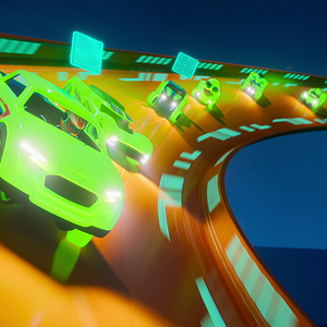 Photo Hot Wheels Let's Race