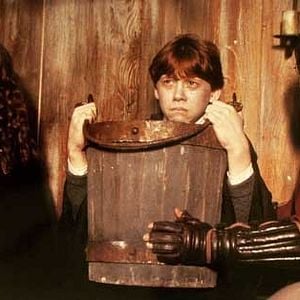 Harry Potter et la chambre des secrets : Photo Daniel Radcliffe, Emma Watson, Rupert Grint