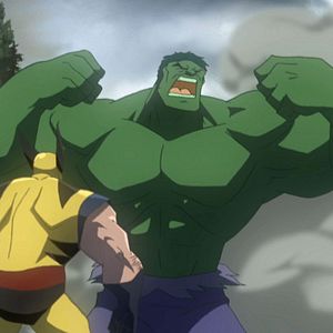 Photo Hulk vs. Thor et Wolverine