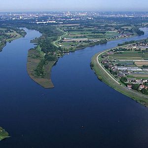 Photo Die Elbe von oben