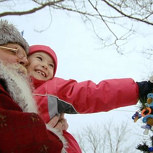 Photo Père Noël, la magie de la poussière d'étoiles