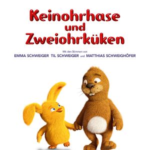 Photo Keinohrhase und Zweiohrküken
