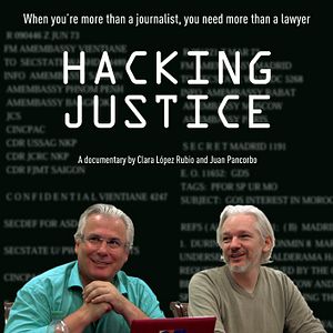 Photo Hacking Justice - Julian Assange