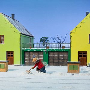 Photo Pat et Mat en hiver