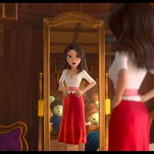 Photo Blanche Neige, les souliers rouges et les sept nains