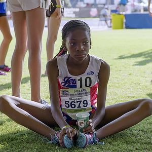 Photo Trois Sœurs dans les Starting-Blocks