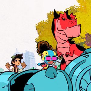 Photo Marvel Moon Girl et Devil le dinosaure