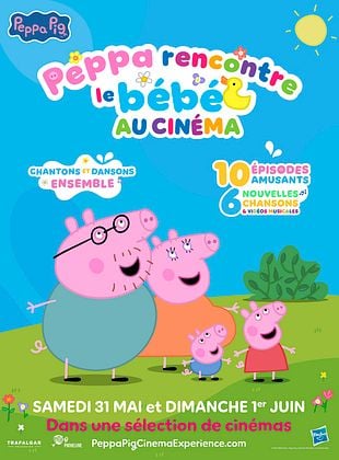 poster du film Peppa rencontre le bb, au cinma