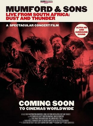 poster du film Mumford & Sons Live from South Africa: Dust & Thunder