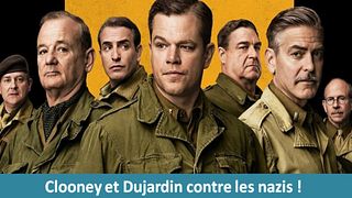 image de Clooney et Dujardin contre les nazis