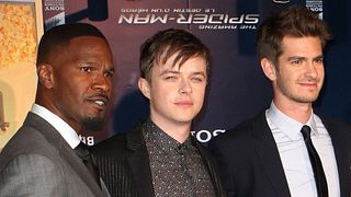 image de Spider-Man, le Bouffon Vert et Electro au micro