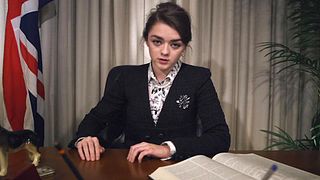 image de Maisie Williams, aka Arya Stark, vous ordonne d'aller voter