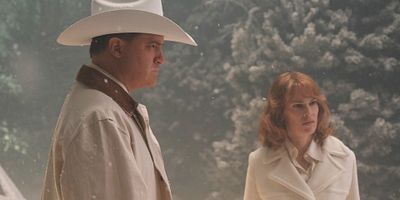 poster de la série Une voiture blanche dans une tempête de neige