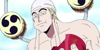 poster de la série Une lame jaillissante ! Zoro le pirate contre le prélat Om !