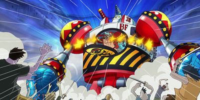 poster de la série Général Franky, le pirate de fer en action !