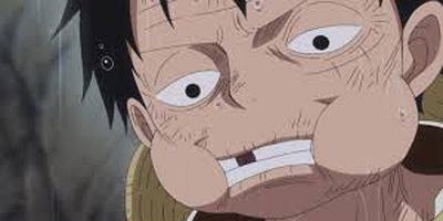 poster de la série Menteur. Luffy et Sanji !