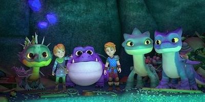 poster de la série Les dragons amphibies