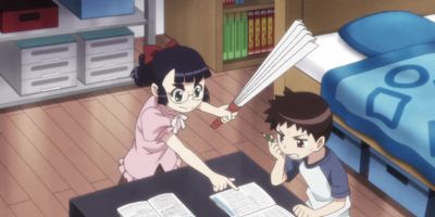 poster de la série La Bibliothèque et l'Amie d'enfance