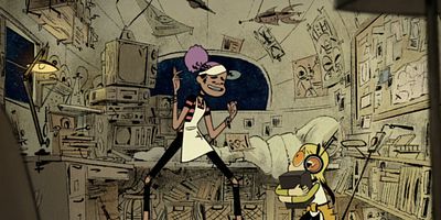 poster de la série Kid Cosmic et les anneaux du pouvoir !