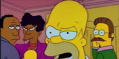 poster de la série La Guerre des Simpson