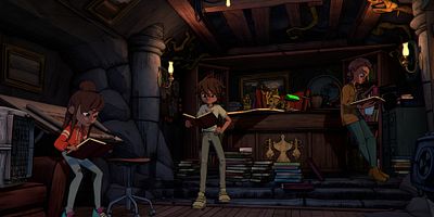 poster de la série La tête de babouin dorée