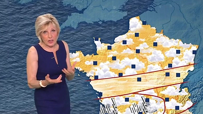 image de la news Evelyne Dhéliat improvise-t-elle les bulletins météo ?