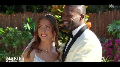 image de la news Mariés au premier regard : Estelle réagit à l’absence de Yannick Noah à son mariage ! Elle a pu échanger avec lui