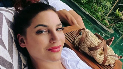 image de la news “+5 kilos pour le moment !”, Nadège Lacroix enceinte, elle dévoile une vidéo hilarante