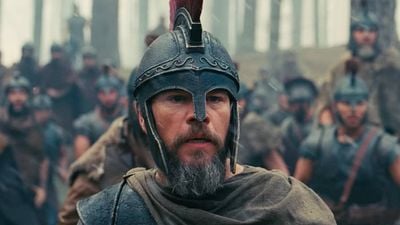image de la news Nouvelles images spectaculaires de L'Odyssée : Matt Damon affronte le Cyclope dans la bande-annonce du blockbuster de Christopher Nolan