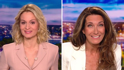 image de la news 20H de TF1 : “On ne travaille jamais ensemble”, Anne-Claire Coudray et Audrey Crespo-Mara en froid ?