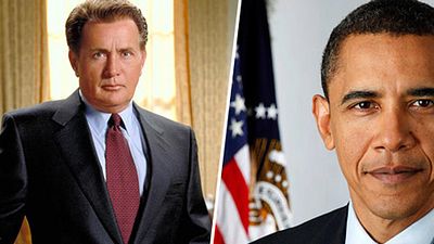image de la news La rencontre entre Barack Obama et Jed Bartlet, le président de la série "A la Maison Blanche"