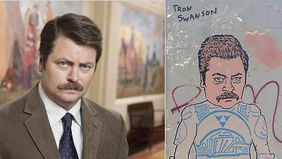 image de la news Après les personnages de "Parks & Recreation" version Justice League, voici... "Tron Swanson" !