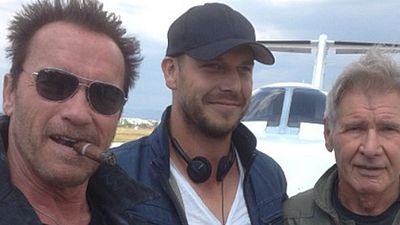 image de la news "Expendables 3" : première photo de Schwarzenegger & Harrison Ford !
