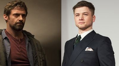 The Eagle : Hugh Jackman et le "Kingsman" Taron Egerton font du ski