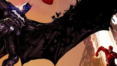 Comic Con Paris 2015 : Batman, Superman et Flash devant la Tour Eiffel sur l'affiche