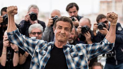 image de la news Sylvester Stallone : la légende fait le show à Cannes pour Rambo V