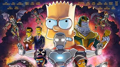 image de la news Avengers : les Simpsons parodient Infinity War sur l'affiche de leur épisode spécial