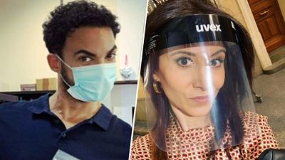 image de la news Plus Belle la vie : les acteurs reprennent le tournage équipés de protections sanitaires [PHOTOS] 
