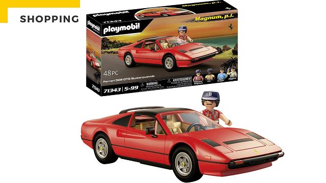 image de la news À vous la Ferrari de Magnum… en Playmobil !