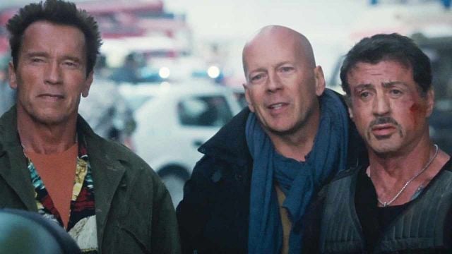 image de la news Stallone + Schwarzenegger + Bruce Willis : "J’avais un plan..." Il y a 34 ans, les 3 Expendables nous parlaient cinéma d'action