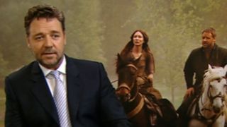 image de la news "Robin des Bois" : Russell Crowe et Léa Seydoux au micro