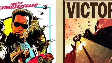 image de la news Affiches vintage de "Pacific Rim" et du "Dernier rempart" [PHOTOS]