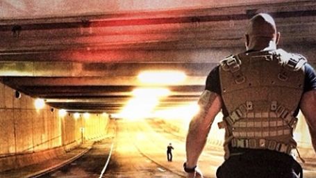 image de la news "Fast & Furious 7" : Dwayne Johnson en tenue de combat sur une nouvelle photo !