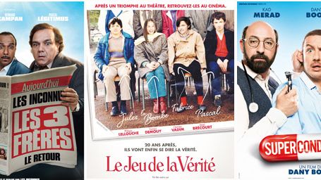 image de la news "Les Trois frères, le retour", "Le Jeu de la vérité", "Supercondriaque"... Les bandes-annonces à ne pas rater !