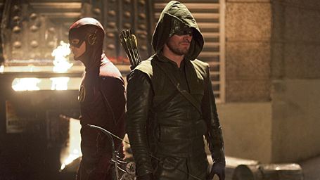 Flash vs Arrow : premières images du cross-over