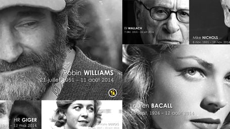 La vidéo hommage aux stars disparues en 2014 : Robin Williams, Lauren Bacall... 