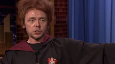 image de la news Harry Potter : Ron, joué par Simon Pegg, débarque bourré à son anniversaire