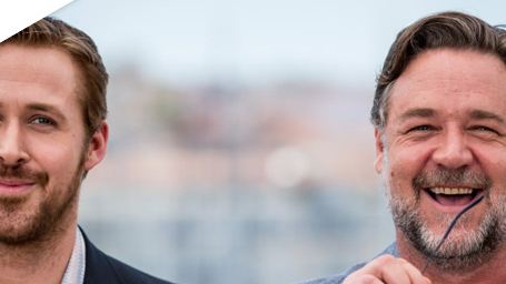 Cannes 2016 : Ryan Gosling et Russell Crowe complices devant les photographes