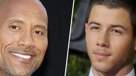 Jumanji : Dwayne Johnson et Nick Jonas prêts pour l’aventure sur une nouvelle photo