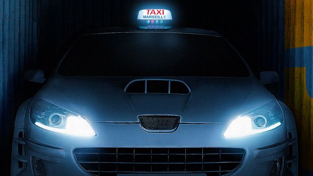 image de la news Affiche teaser Taxi 5 : le bolide de Franck Gastambide sort de l'ombre